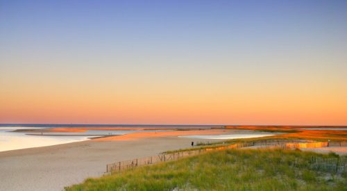 Cape Cod is an arm-shaped peninsula nearly coextensive with Barnstable County, Massachusetts[1] and forming the easternmost portion of the state of Massachusetts, in the Northeastern United States. The Cape's small town character and beachfront brings heavy tourism during the summer months.